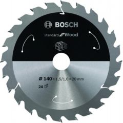 Griešanas disks kokam Bosch Standard for Wood 2608837671; 140x20 mm; Z24