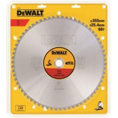 Griešanas disks metālam DeWalt; 355x2,31x25,4 mm; Z90; 1,5°