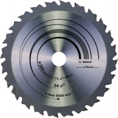 Griešanas disks kokam Bosch SPEEDLINE WOOD; 165x1,7x20,0 mm; Z24; 15°