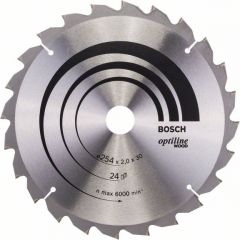 Griešanas disks kokam Bosch SPEEDLINE WOOD; 254x2x30,0 mm; Z24; 15°