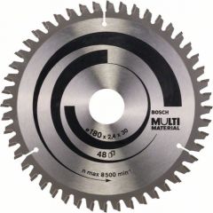 Griešanas disks kokam Bosch MULTI MATERIAL; 180x2,4x30,0 mm; Z48; -5°