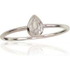 Sudraba gredzens #2101639(PRh-Gr)_CZ, Sudrabs 925°, rodijs (pārklājums), Cirkoni, Izmērs: 15.5, 0.8 gr. Saderināšanās gredzeni