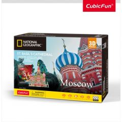 Cubic Fun CUBICFUN 3D puzle NatGeo - Svētā Bazilija katedrāle Puzles