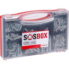Fischer SOSBOX Dowel S plus FU with screws - light gray - 360-part Jaunumi -Dārzam