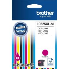 Brother LC-525XLM Ink cartridge for DCP-J100/J105, MFC-J200, Magenta (1300 pages) Tintes printeru izejmateriāli