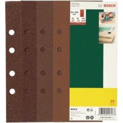 Bosch oscillating abrasive paper 25 pieces Smilšpapīri