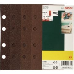 Bosch oscillating abrasive paper 25 pieces Smilšpapīri