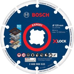 Bosch X-LOCK diamond metal disc Metal Cutting 125x22.23 - 2608900533