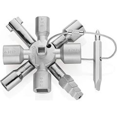 Knipex TwinKey 00 11 01, socket wrench (for common cabinets and locking systems) Knaibles un stangas