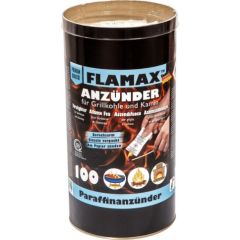 Parafīna aizdedzināšanas kubiņi papīra paciņā 100gb Grilu piederumi