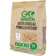 Ekoloģiskie aizdedzināšanas kubiņi 72 gab. Grilu piederumi