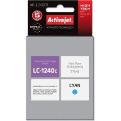 Activejet AB-1240CR ink for Brother printer; Brother LC1220C/LC1240C replacement; Premium; 7.5 ml; cyan
