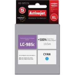 Activejet AB-985CN ink (replacement for Brother LC985C; Supreme; 19.5 ml; cyan) Tintes printeru izejmateriāli