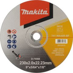 Griešanas disks Makita D-75568; 230x2,0x22,23 mm Zāģripas