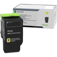 Toner Lexmark 78C2XY0 Yellow Oryginał  (102053) Lāzerprinteru izejmateriāli