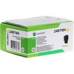 Lexmark Toner 24B7184 Yellow Lāzerprinteru izejmateriāli