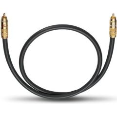 OEHLBACH Art. No. 204502 NF 214 SUB SUBWOOFER RCA PHONO CABLE Anthracite 2m Art. No. 204502