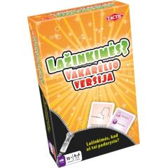TACTIC Board Game Wanna Bet? Party Travel (на литовском яз.)