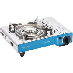 Campingaz Gas cooker CampBistro DLX (silver/blue, one-flame cooker)