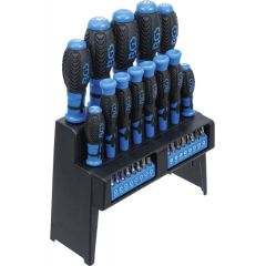 Bgs Technic Screwdriver Set+Bit in a Plastic Stand 29pc