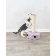 Trixie Drapak stojący Junior, flausz, 26 × 47 cm, liliowy Kaķu mājas un nagu asināmie