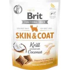 Brit Functional Snack Skin Coat Sierść Krill Kryl Kokos 150 g