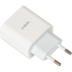 Ibox Travel charger I-BOX C-37 PD20W, white Telefonu lādētāji 220v