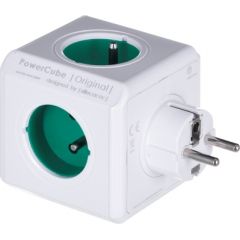 Allocacoc PowerCube Original (E) power extension 5 AC outlet(s) Green,White