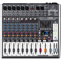 Behringer X1222USB audio mixer 4 channels