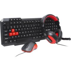 BLOW 84-221 keyboard Mouse included USB QWERTY Black, Red