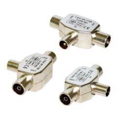 Vakoss Antenna plug RF male -> 2x RF female TC-A117S