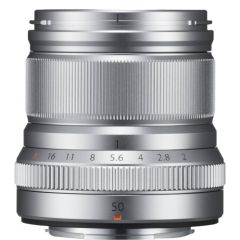 Fujifilm Fujinon XF 50mm f/2 R WR objektīvs, sudrabots