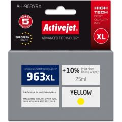 Activejet AH-963YRX ink for HP printers, Replacement HP 963XL 3JA29AE; Premium; 1760 pages; yellow