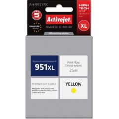 Activejet AH-951YRX HP Printer Ink, Compatible with HP 951XL CN048AE;  Premium;  25 ml;  yellow.
