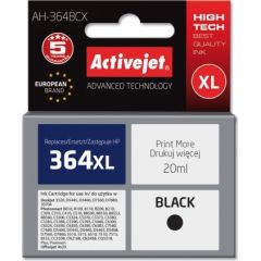 Activejet AH-364BCX HP Printer Ink, Compatible with HP 364XL CN684EE;  Premium;  20 ml;  black. Tintes printeru izejmateriāli