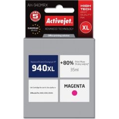 Activejet Ink Cartridge AH-940MRX for HP Printer, Hp 940XL C4908AE Compatible;  Premium;  35 ml;  purple. Prints 80% more.