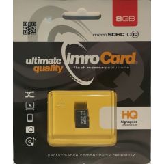 IMRO 10/8G memory card 8 GB MicroSDHC Class 10
