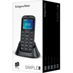 Kruger&matz Kruger & Matz KM0921 4,5 cm (1.77") 72g Black, Senior phone