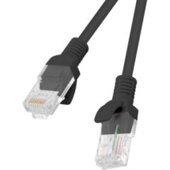 LANBERG PATCHCORD UTP CAT.5E 1.5M BLACK PCU5-10CC-0150-BK