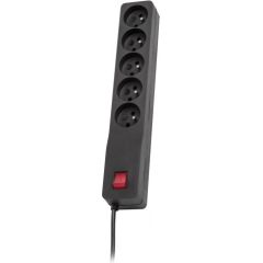 LESTAR 1966006332 power extension 1.5 m 230 AC outlet(s) Indoor Black