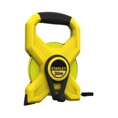 Stanley STIKLŠĶIEDRAS GARĀ MĒRLENTA VAĻĒJĀ KORPUSĀ 30m Mērinstrumenti, Attāluma un līmeņa mērītāji