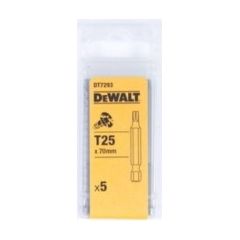 DeWALT 70mm Torx uzgalis T25 x 5 Sprūdatslēgas