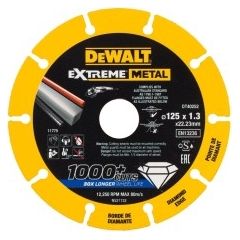 DeWALT Griešanas disks EXTREME METAL 125MM Dažādi diski