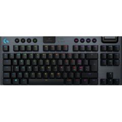 LOGITECH G915 TKL Tenkeyless LIGHTSPEED Wireless RGB Mechanical Gaming Keyboard - CARBON - PAN - 2.4GHZ/BT- NORDIC - LINEAR SWITCH