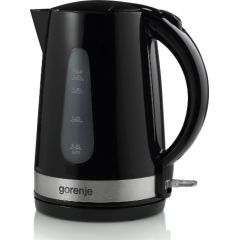 Gorenje Kettle K17BK Standard,  Plastic/ metal, Black, 2200 W, 360° rotational base, 1.7 L