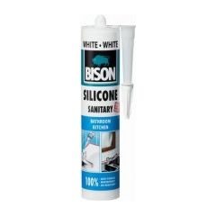Bison sanitārais silikons balts