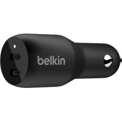 Belkin Dual Car Charger 2x USB-C 3 A  (CCB002btBK)