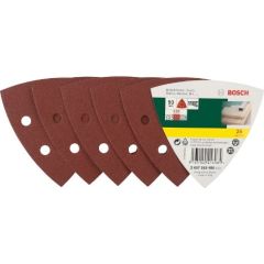Bosch Abrasive Sheet Set Delta 120 25pcs - 2607019490 Smilšpapīri