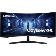 Samsung Odyssey C34G55TWWP 86.4 cm (34") 3440 x 1440 pixels UltraWide Dual Quad HD LED Black