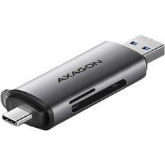 AXAGON CRE-SAC External USB 3.2 Gen1 Type-C+Type-A 2-slot SD/microSD